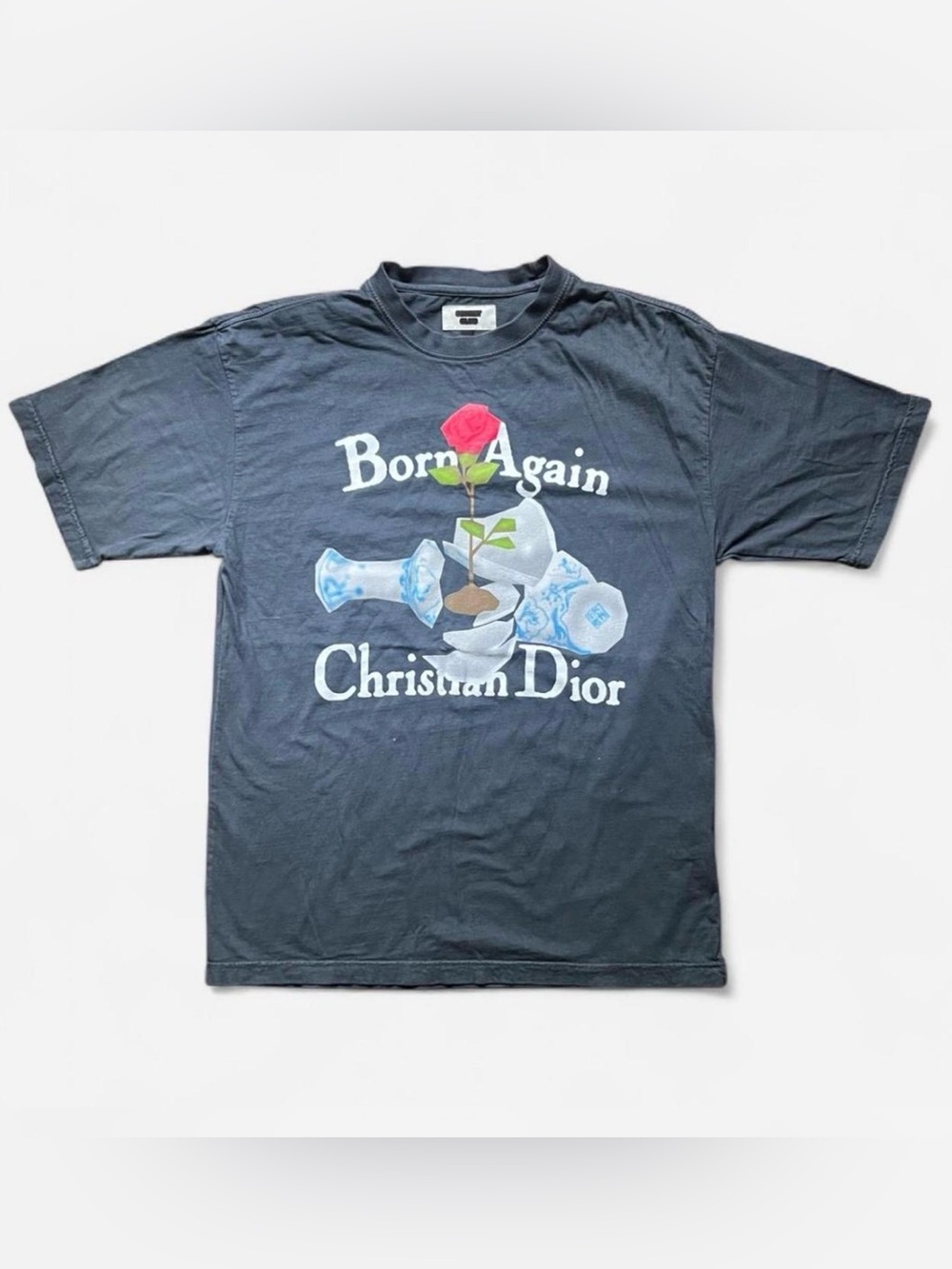 Chinatown Market Secret Club Born Again Christian Dior T-shirt size L